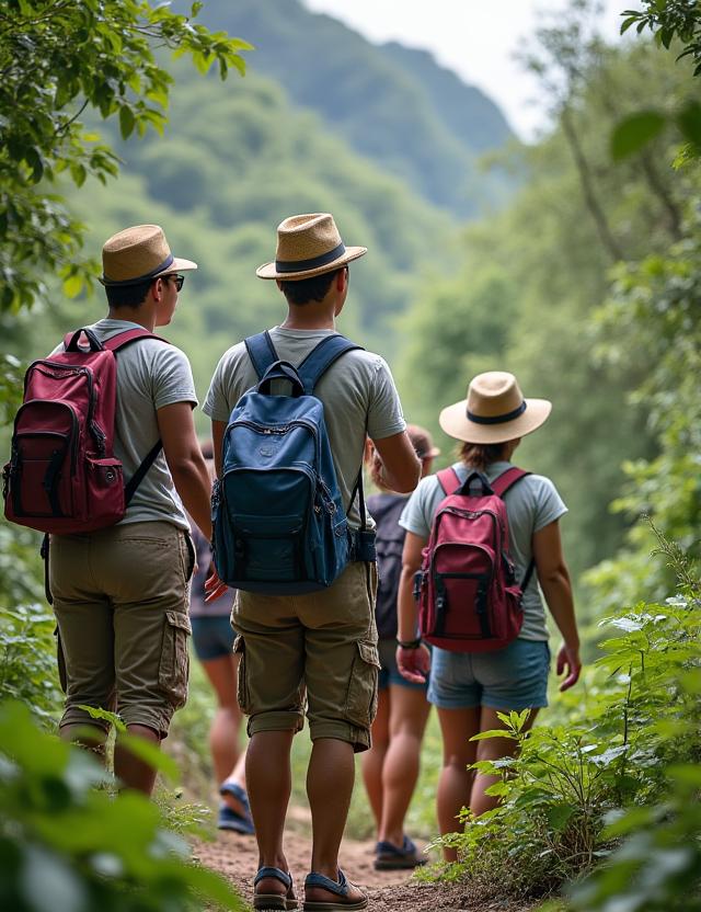 Grupo pequeño en tour de naturaleza